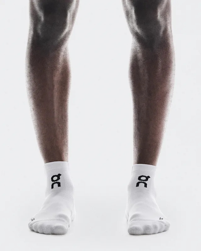 Meias On Core Run Mid 2p Masculino Branco | HU4308795